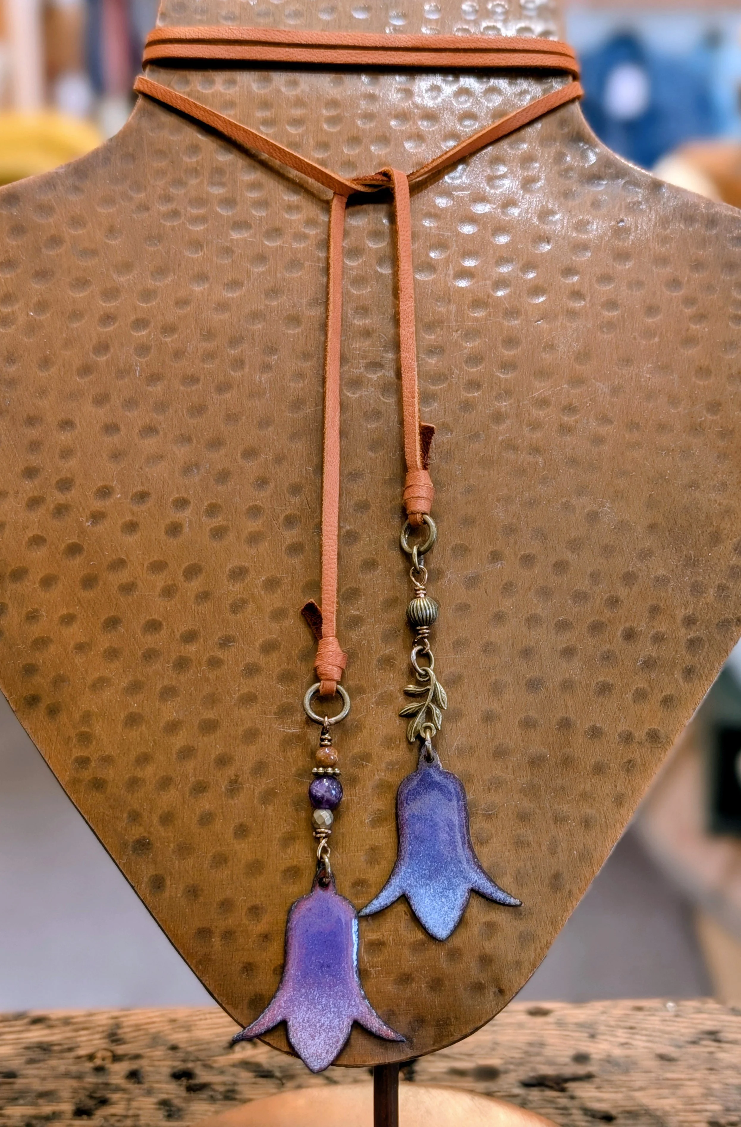 Floral Wrap Necklace