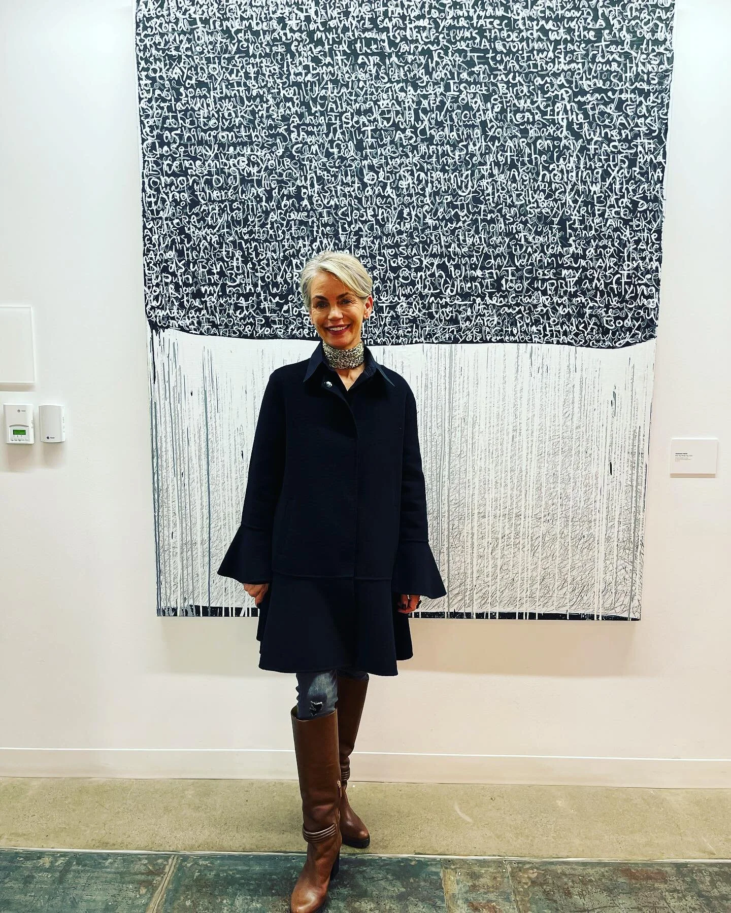 Thank you to Kyle &amp; Katie and everyone @gensler_design who made the exhibition Rhythm possible and a great success I had so much fun @zaidivecha getting to know more about you and your artistic process during our artist Q &amp; A seriously, MN? H