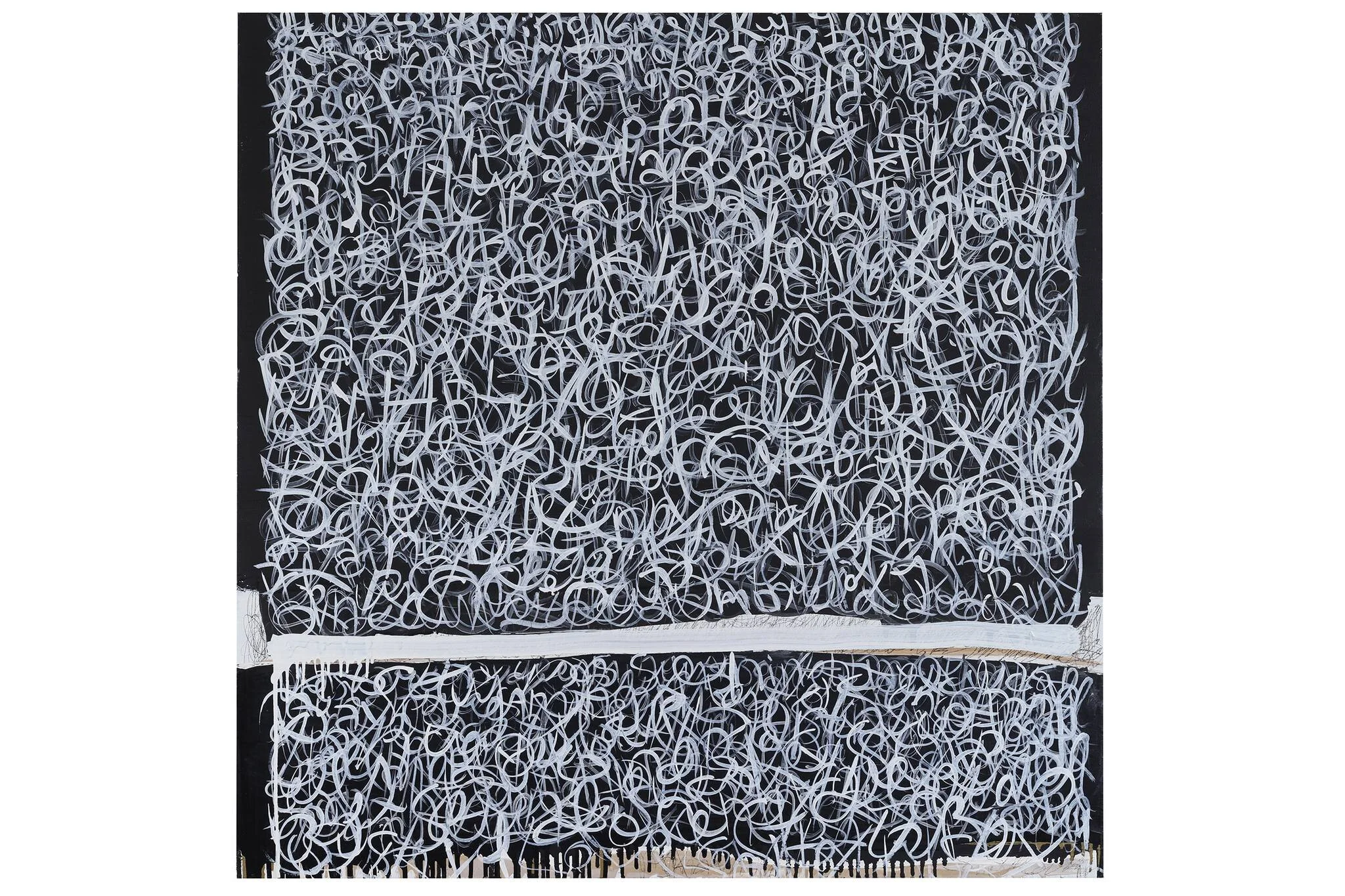 I am excited to share that my painting &quot;White Line-It's Never Just Black &amp; White&quot; will be one of four paintings to be featured in an art exhibition entitled Rhythm with artist Zai Divecha @Gensler design.
Courtesy @slate_art 

Opening R