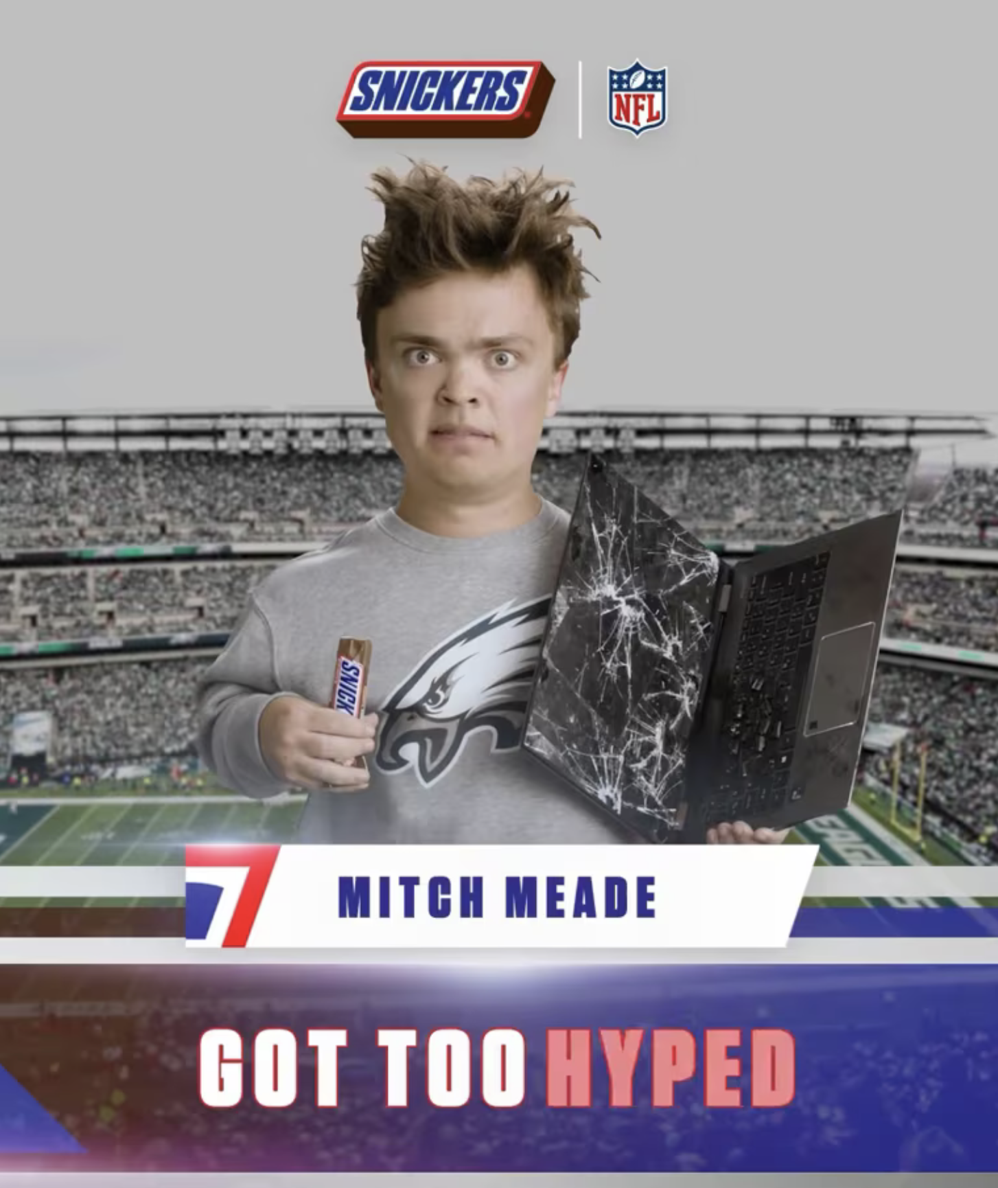 SNICKERS x NFL Rookie Mistakes | Mitch Meade