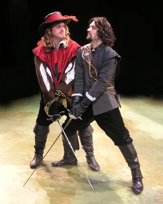 THE THREE MUSKETEERS, Actor's Shakespeare Company, directed by Colette Rice. Photo by Cindy Boyle.
