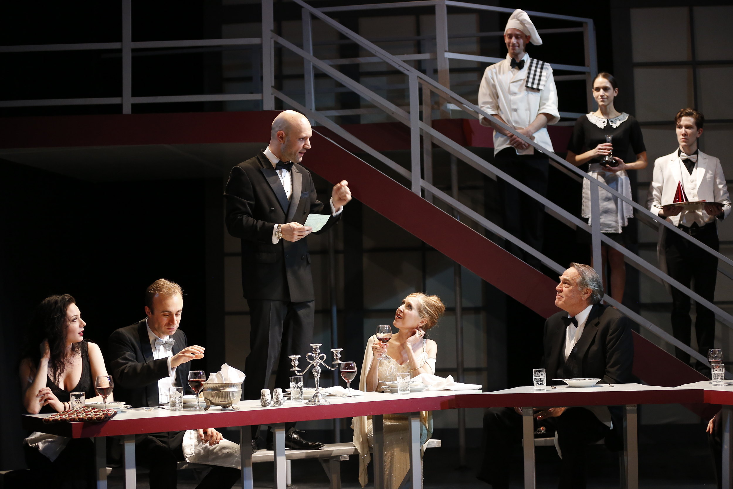 FESTEN, Columbia Stages, directed by Anouk Kemp. Photo by Carol Rosegg.