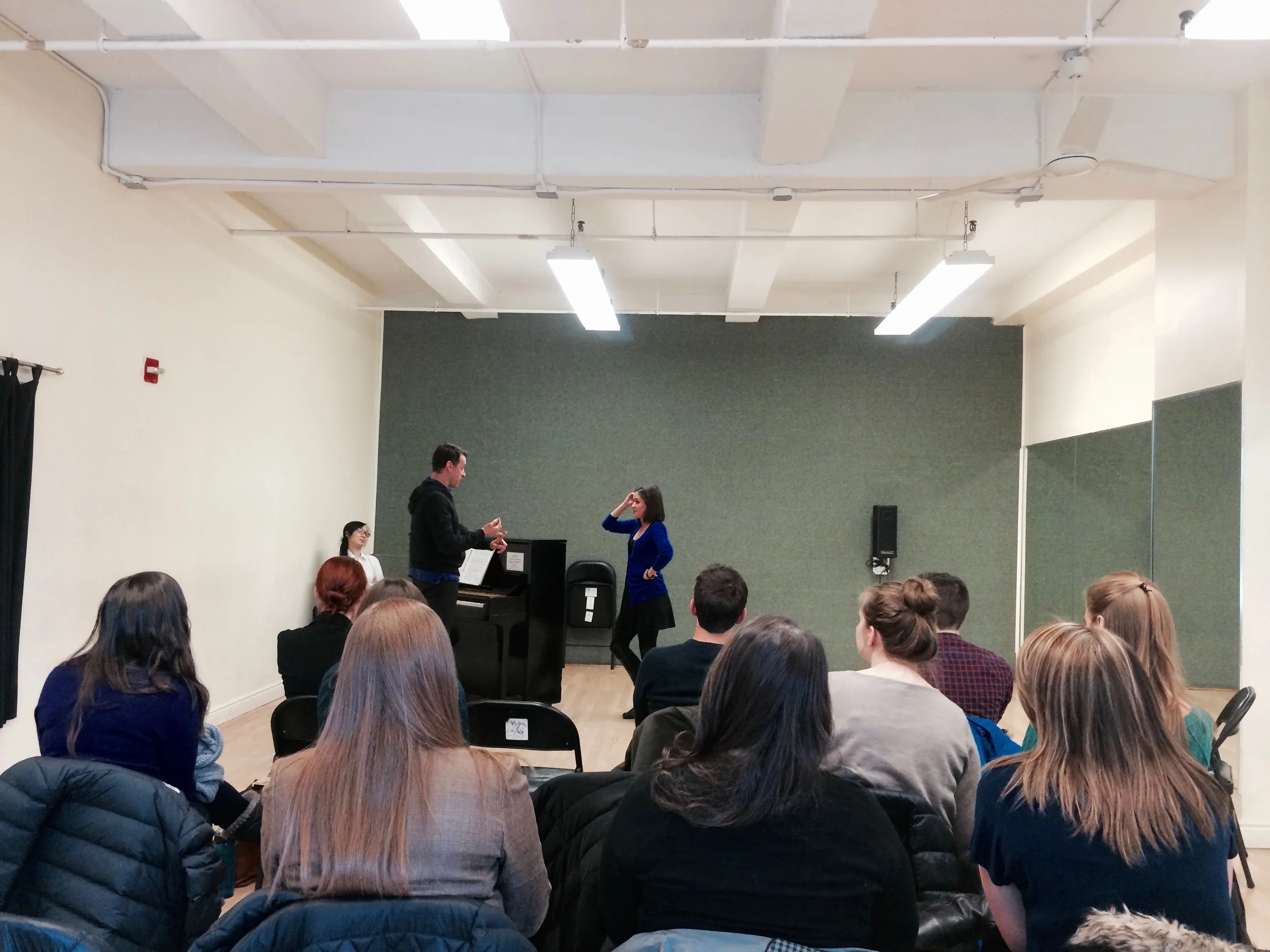 Andrew Lippa teaching Song Performance.