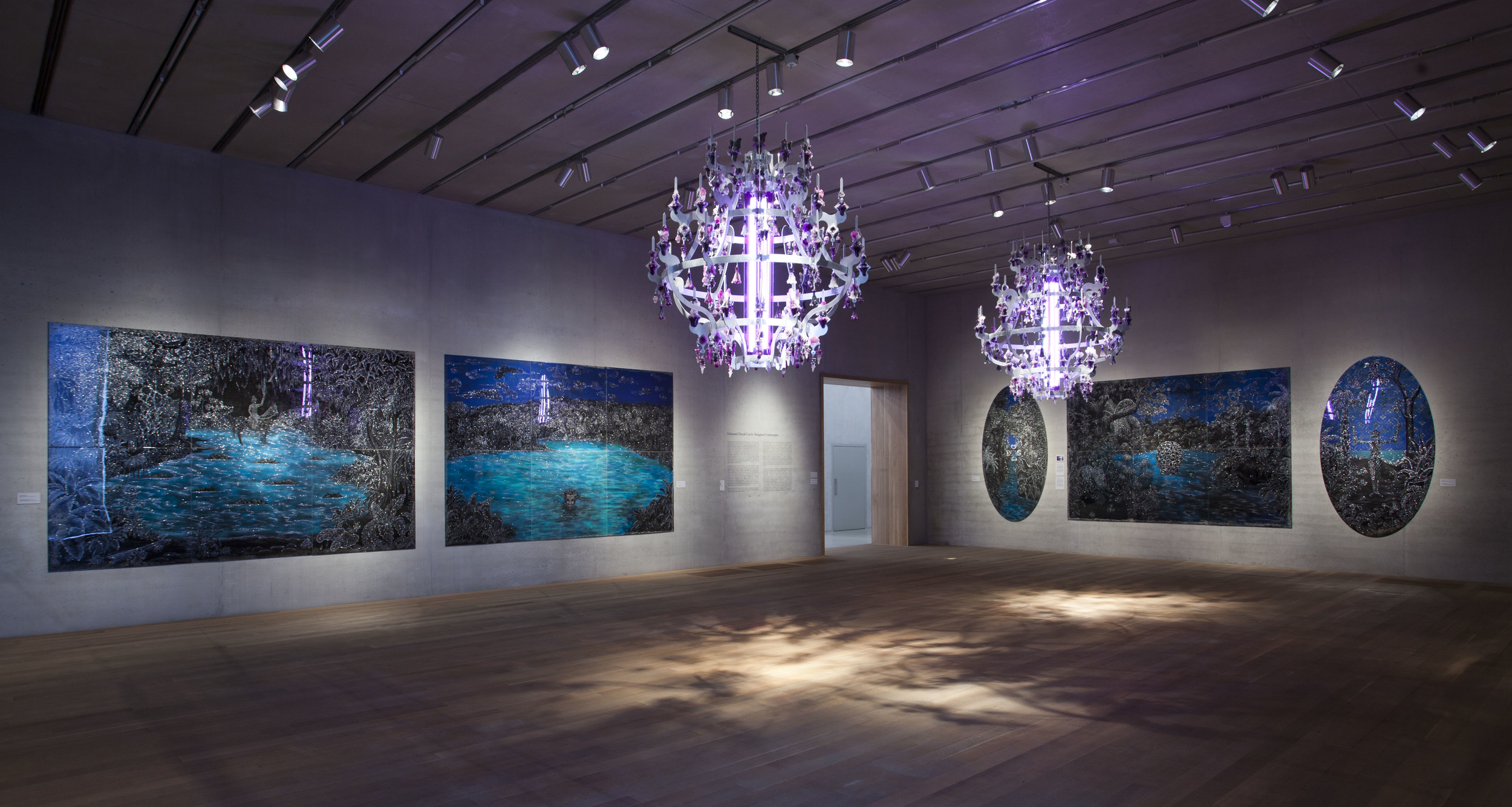 Installation view, Imagined Landscapes, Perez Art Museum Miami, 2014