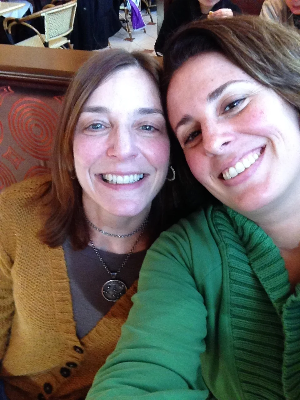 My oldest and dearest friend Angela. We finally got to visit during a between show trip to Massachusetts.