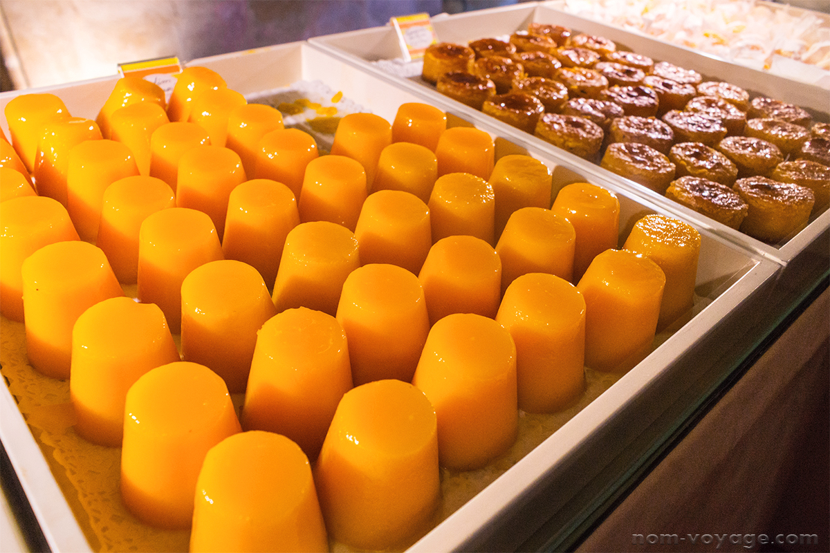 Sweet eggy puddings that shall remain nameless.