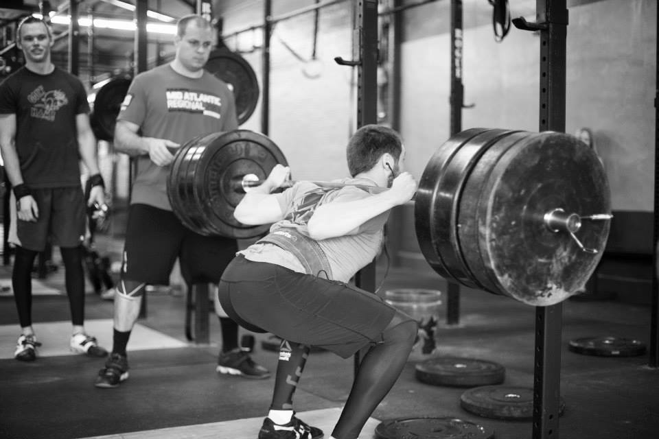 Back Squat opener for 2013 CF Total