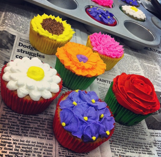 Flower Cupcakes
