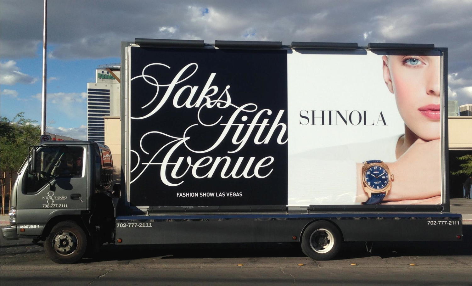 Shinola x Saks Fifth Avenue Las Vegas Mobile Billboard — Rachel Bernstein