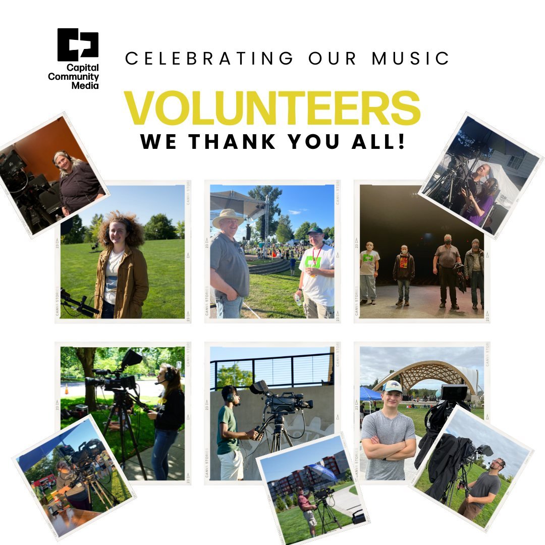 Much like sports, another big volunteer category we have is all things music.  Whether it's in studio, in schools, or out in the community, our music volunteers are dedicated.  We have covered decades worth of events and and brought 100s of hours wor
