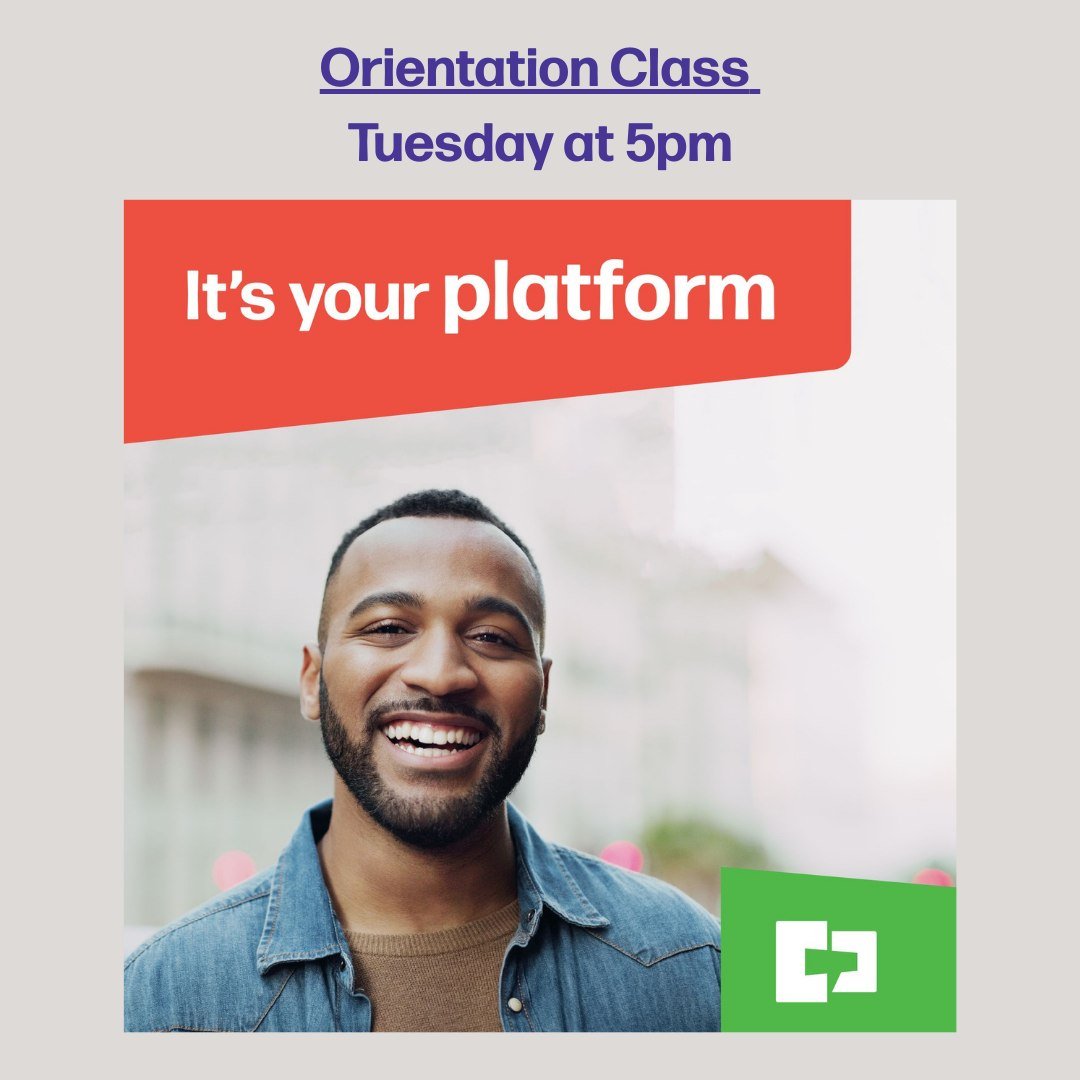 We are here for you. Join us for our monthly Orientation Class tomorrow, Tuesday, at 5pm to find out how!