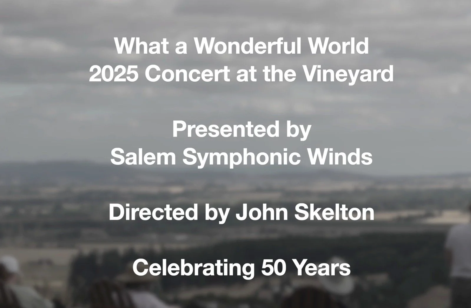 We are pleased to air the @salem_symphonic_winds' final concert celebrating their 50 years from Youngberg Hill Inn and Winery. Catch it on Comcast channel 22/322HD beginning this evening at 5:30PM. Can also be seen at the same time on our website.