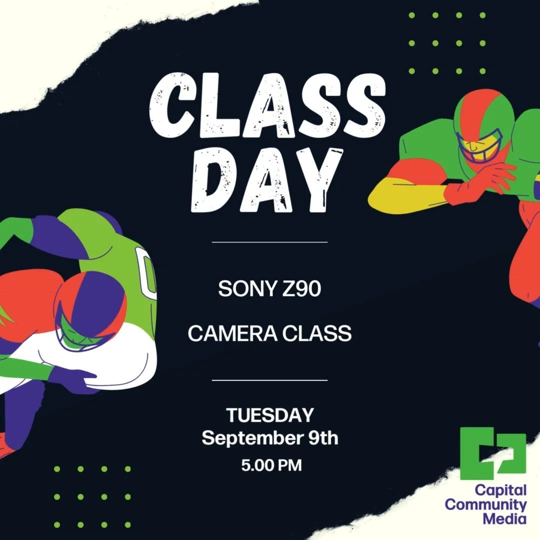 Camera Class is tomorrow evening at 5pm! See you here.
*Orientation Class is a prerequisite. $25