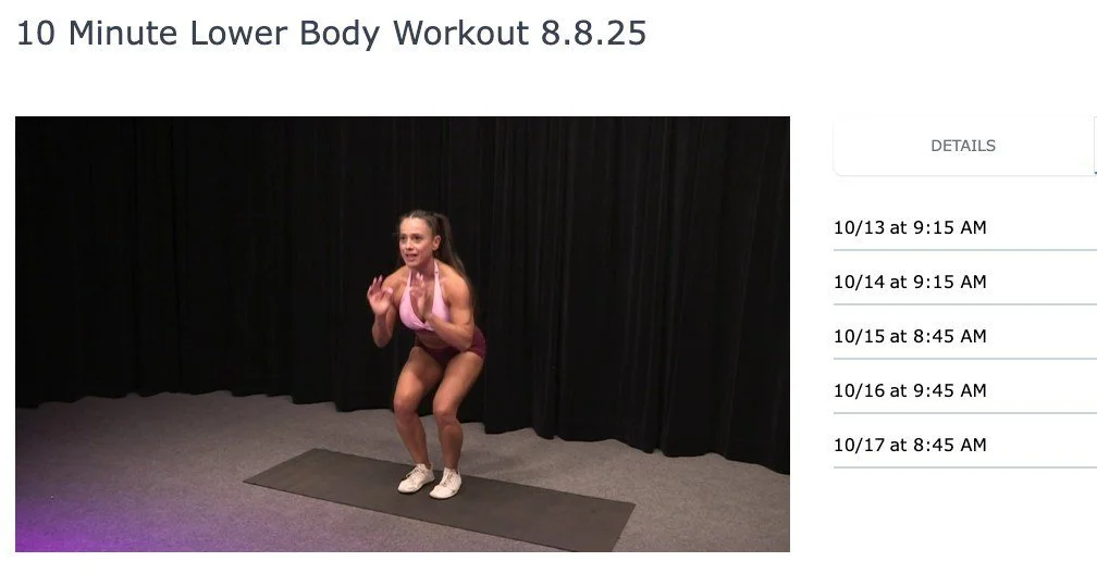 📣 NEW SHOW ALERT! 📣

Beginning tomorrow morning at 9:15 on Comcast 22/322HD, we will air a BRAND NEW exercise show! Our local producer, Esmey (and kick butt volunteer), brings you 10 minute videos anyone can do. Some videos are in English and some 
