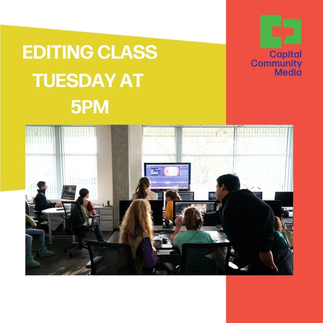 Interested in learning how to edit? Come tomorrow at 5pm and take our Basic Editing Class with Final Cut Pro! Only $25!!