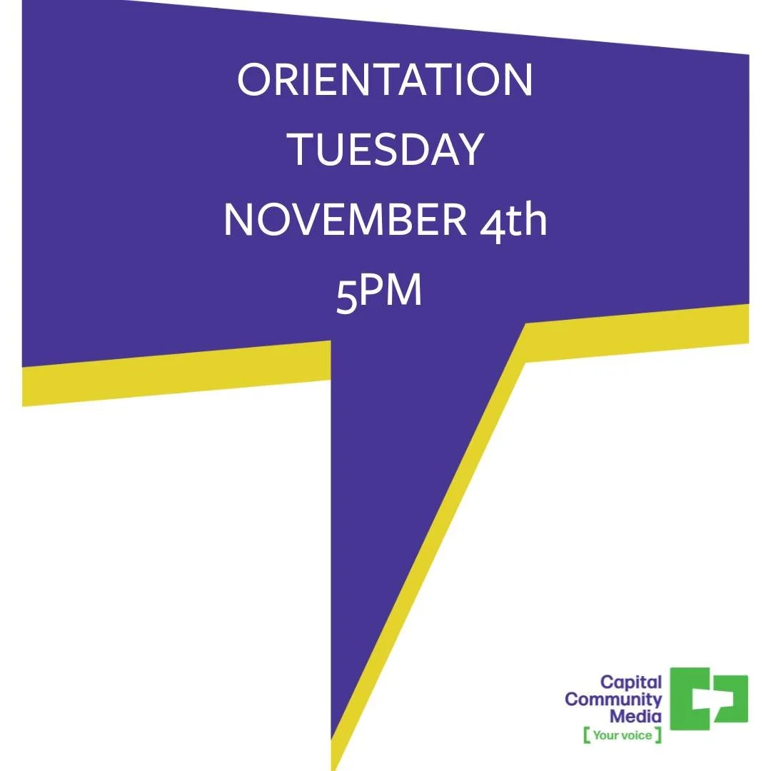 Our November classes kick off tomorrow evening with Orientation. Come on in at 5pm to learn about us and how you can make your voice be heard!