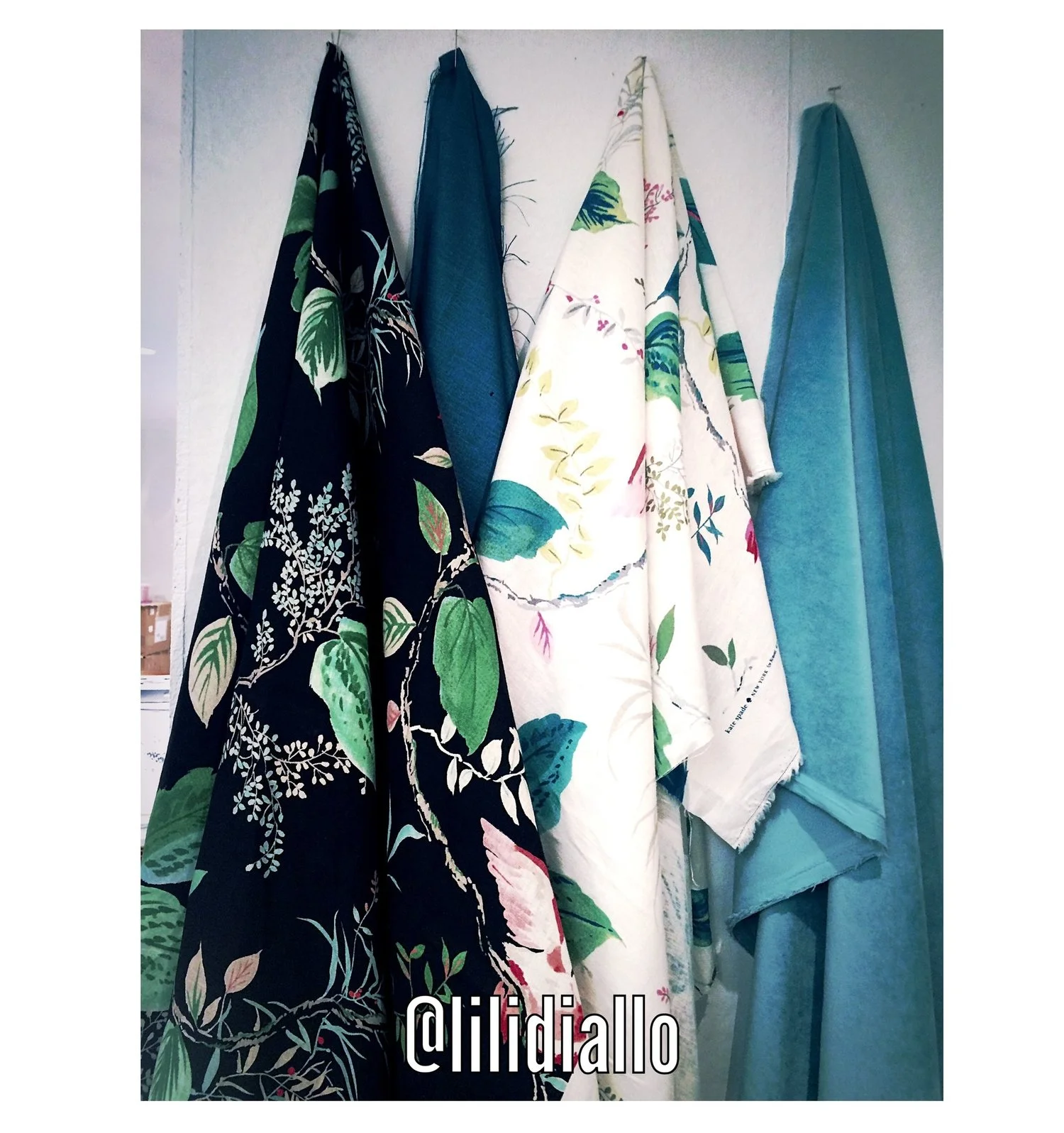 Chintz fabric from Kravet for Kate Spade Photo @lilidiallo