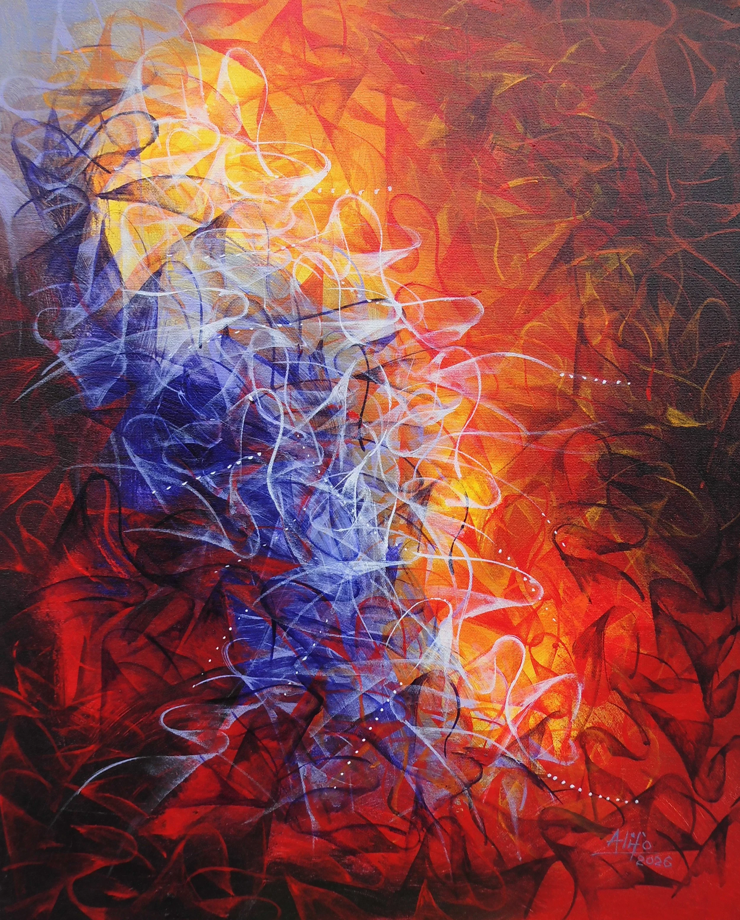 12. Encyclical Waves No.12,, 2026, Acrlics on Canvas, 26''x 32'', USD 1,800., (2).JPG
