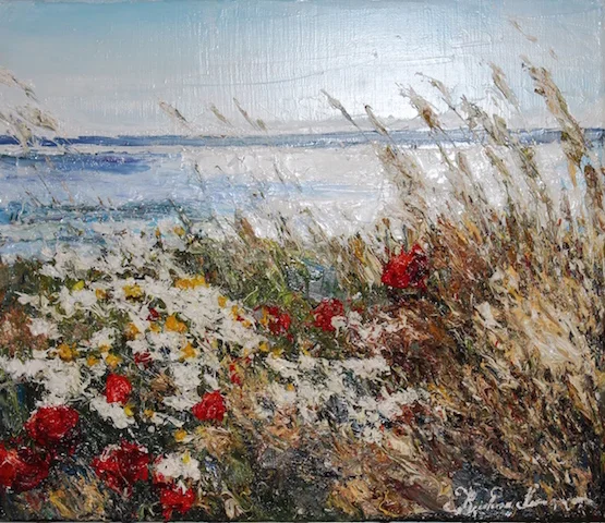 11. Sea breeze, 2014, oil on canvas, 28%22 x 24%22, $2.200, www.kristinaassarsson.se  .JPG