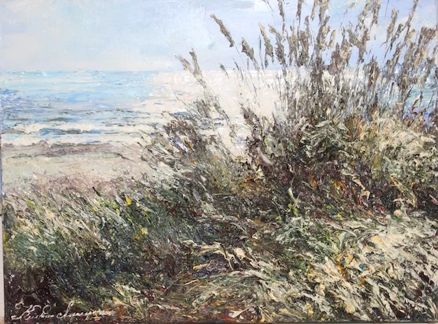 14. Happy summer time, 2014, oil on canvas, 31%22 x 24%22, $2.100, www.kristinaassarsson.se .JPG