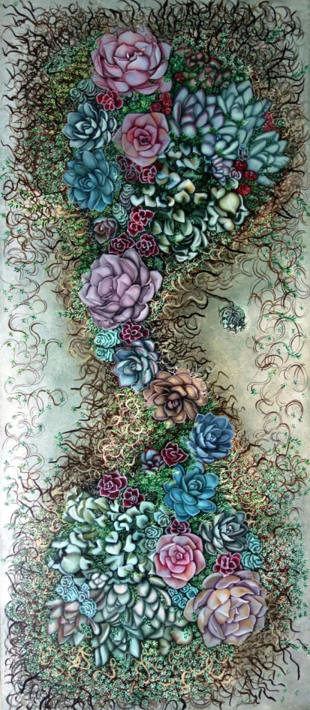 GracielaMontich_Suculentas_oil on linen_67x29.jpg