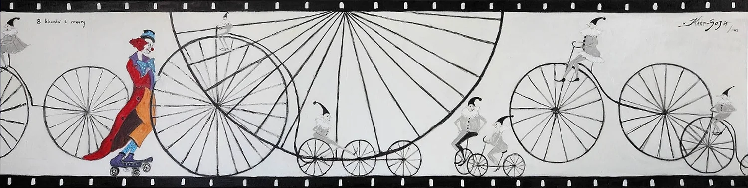 8_Eight Clowns and Bicycles.JPG