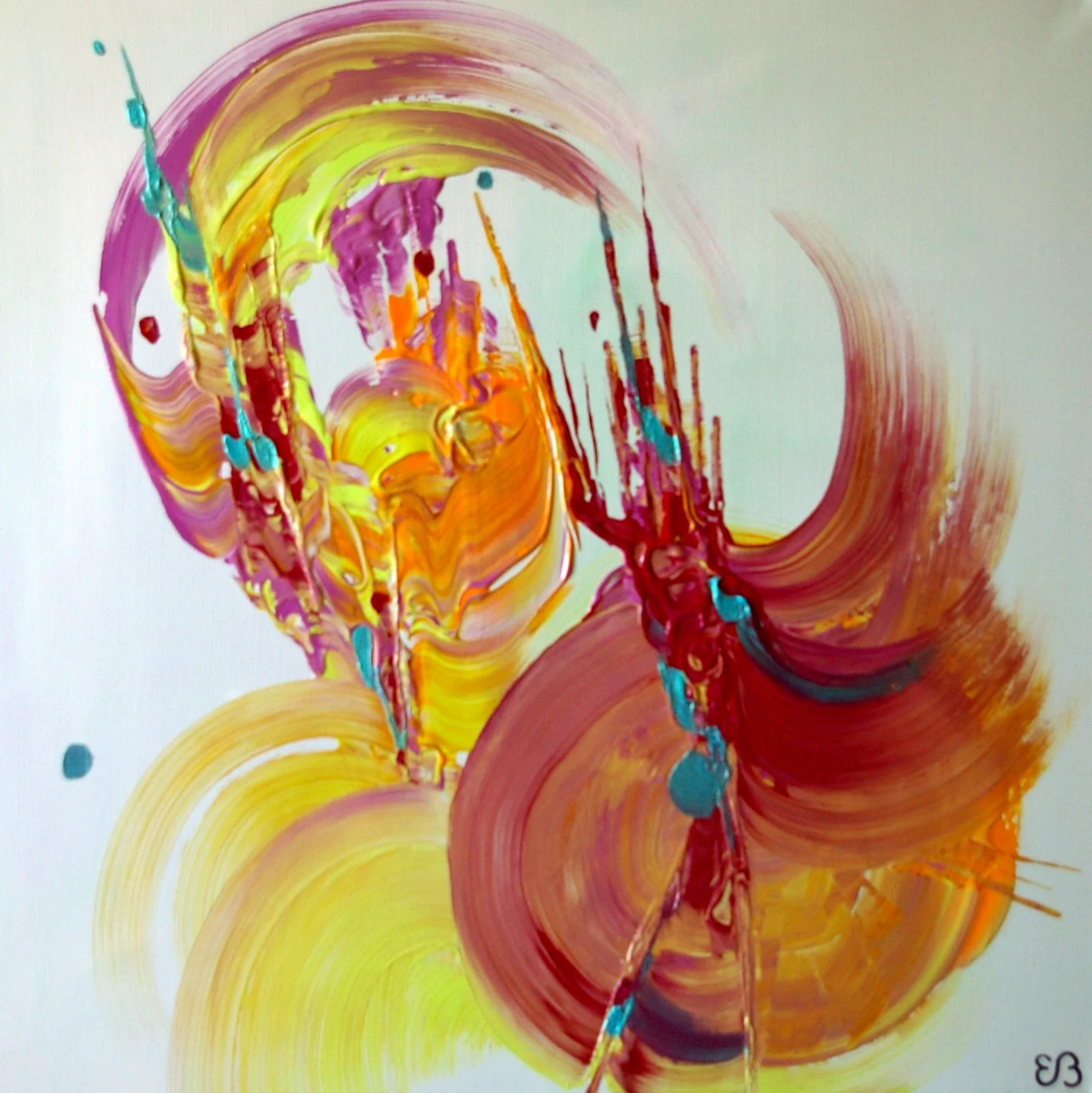 11_Sea Carnival, 2010, acrylic on canvas, 23,6''x23,6'', $3,049, www.e-bousquet.com.JPG