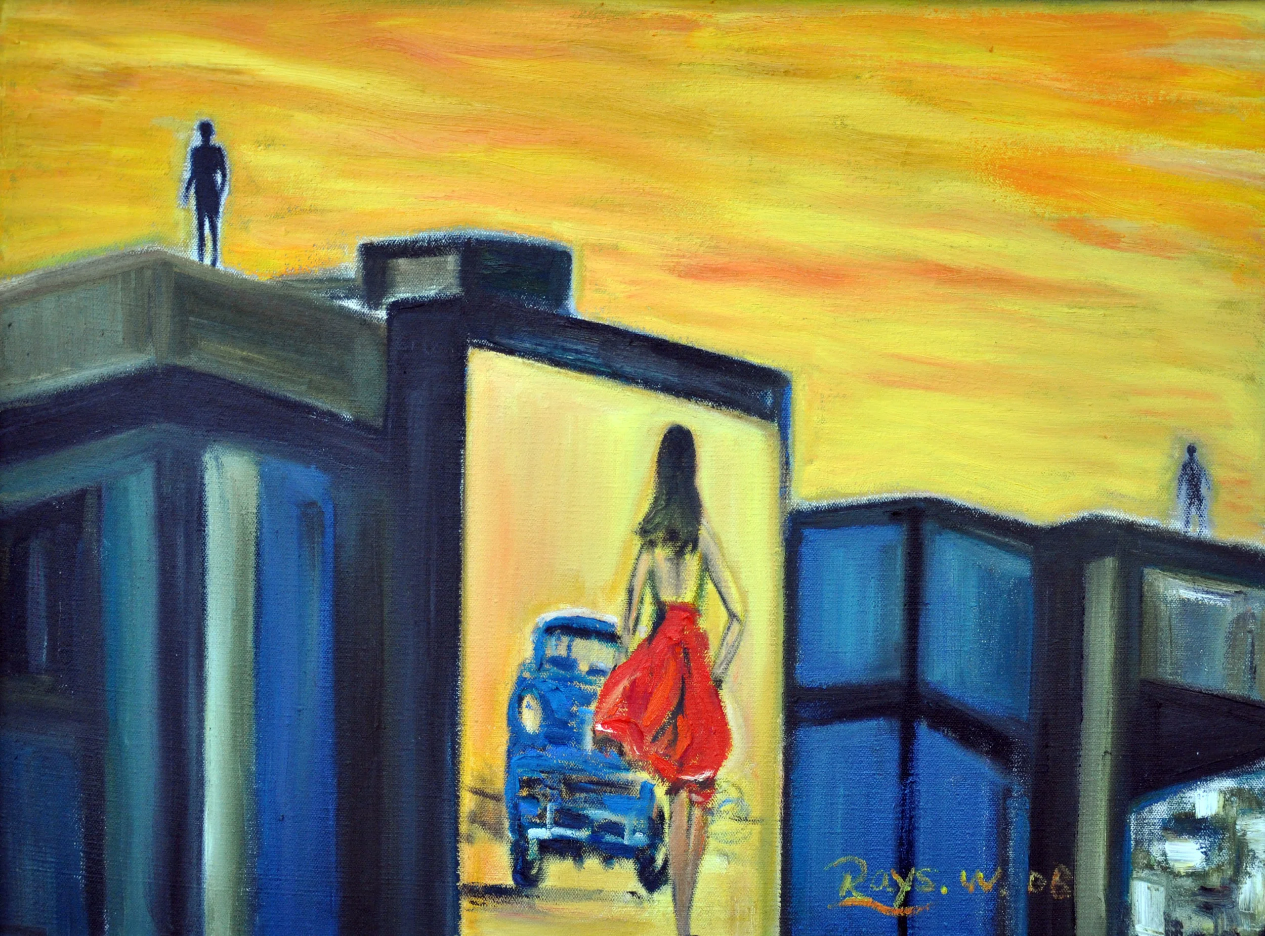 4,Cubic city2,2009, oil on canvas,60cmx80cm,$9000.jpg