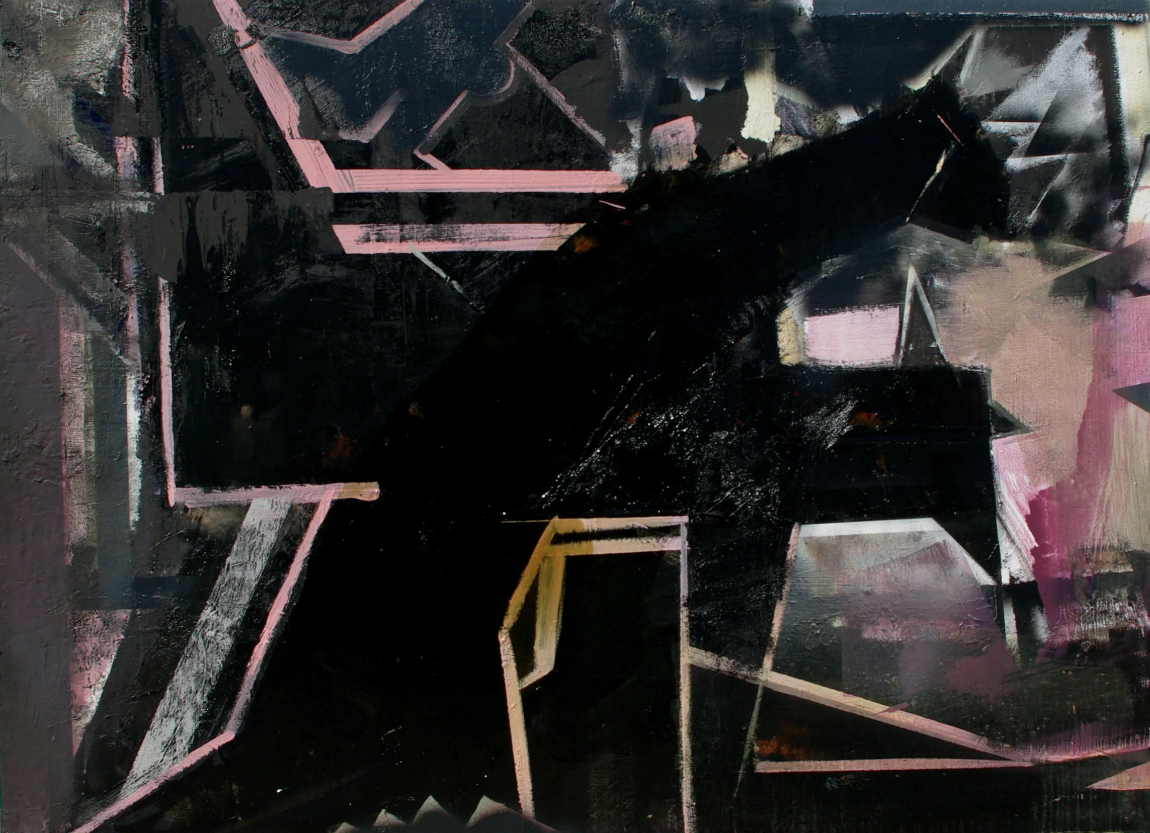 19.STORM CHASER,2016,oil,acrylic,spray paint on canvas,51x70,$6000.JPG