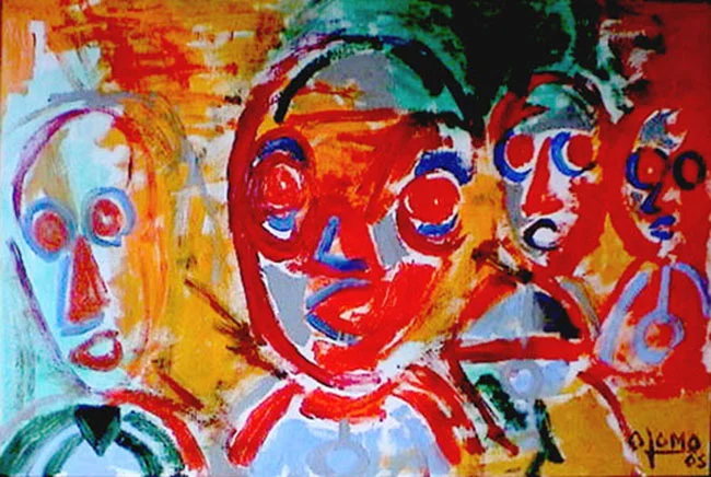 3, Hope,2005,oil on canvas,35%22x23%22 $1000 - $2000, www.artojomo.com  m.facebook.com>portus ojomo  www.instagram.com>artojomo.jpg