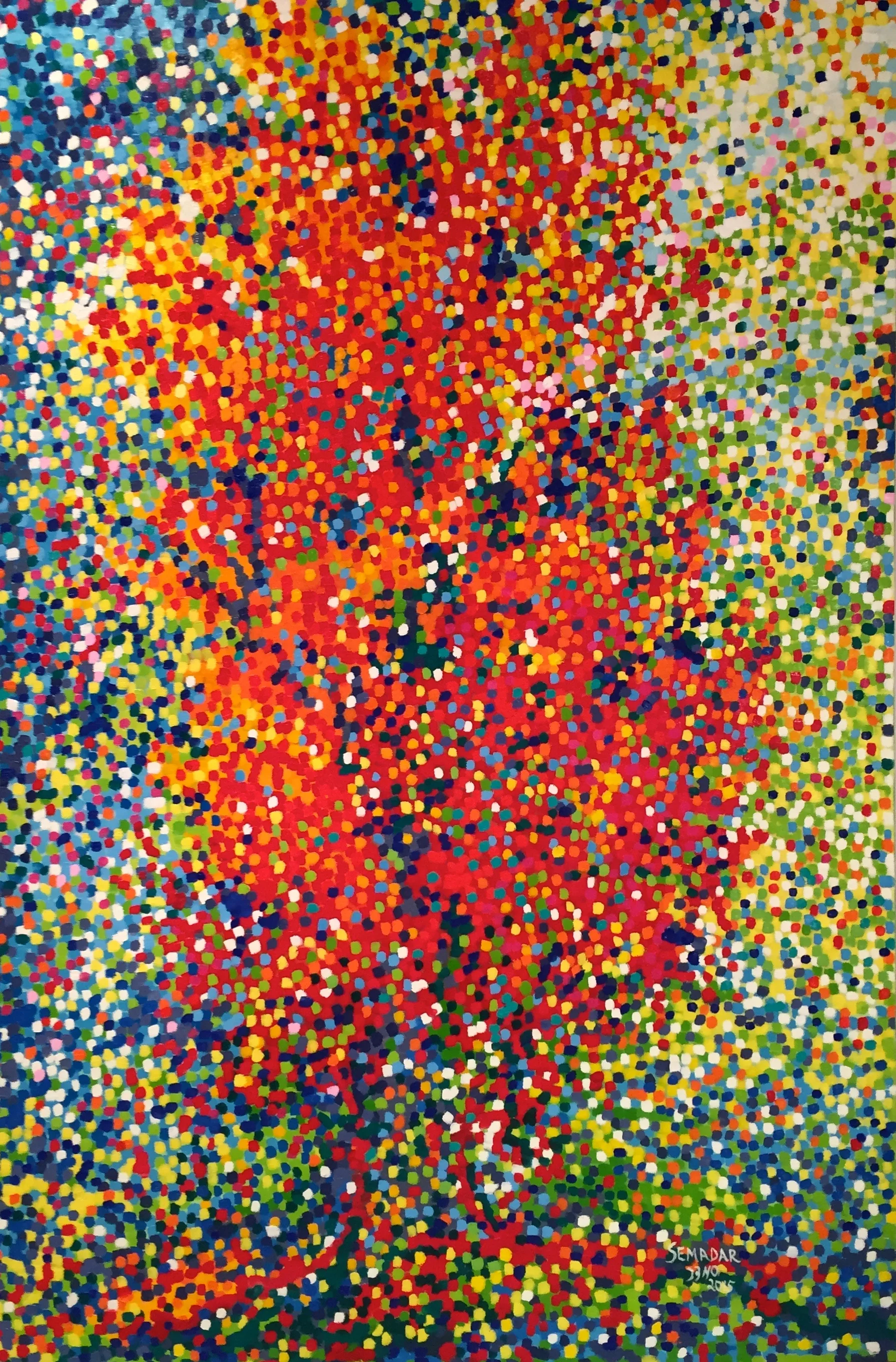 Santina Semadar Panetta Raison Cosmique II HUILE 72x48 2015 .jpg