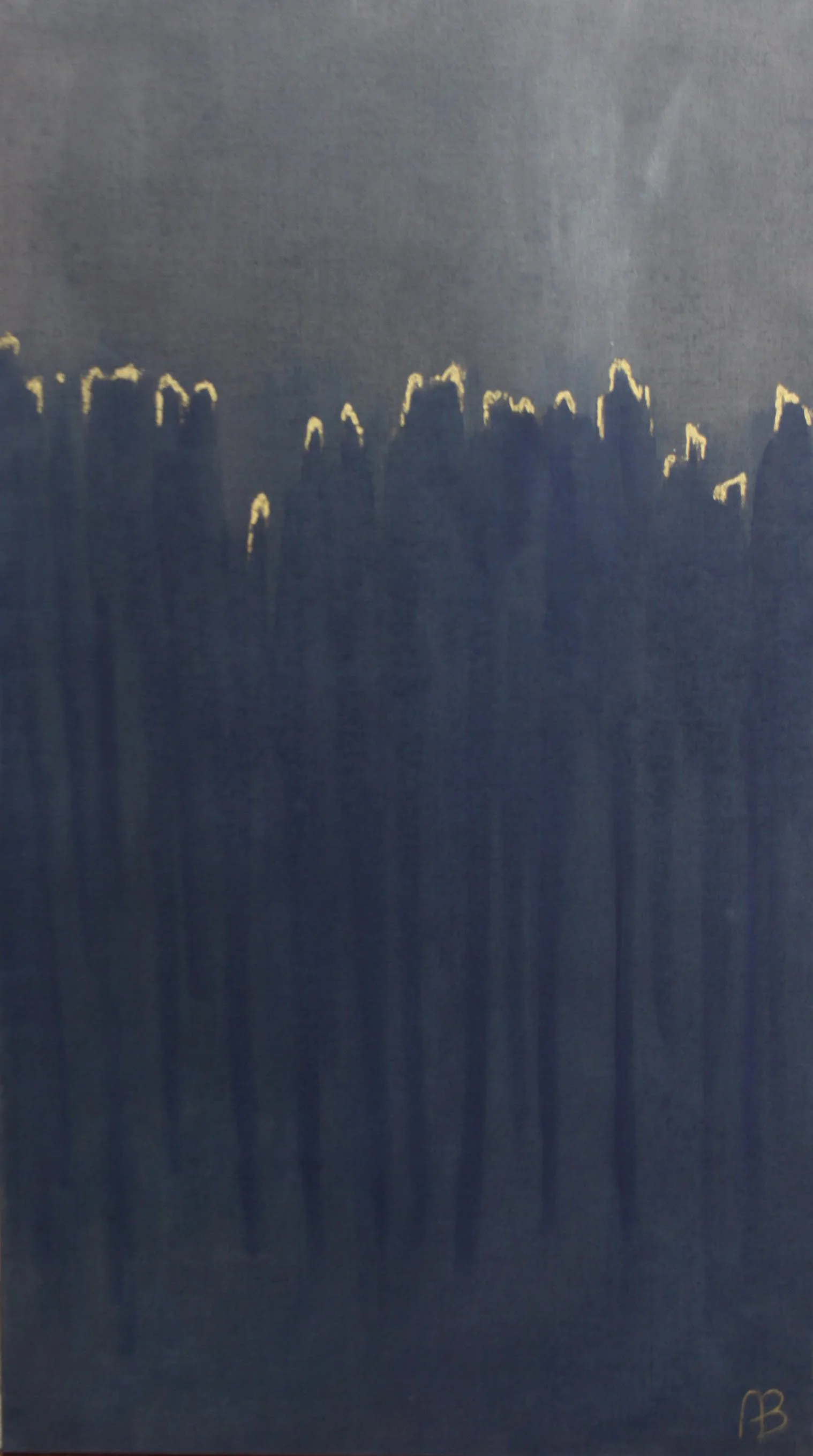 7–Encens – 2013 – oil and golden leaf on canvas – 63’’x35’’ – 10000$.jpg