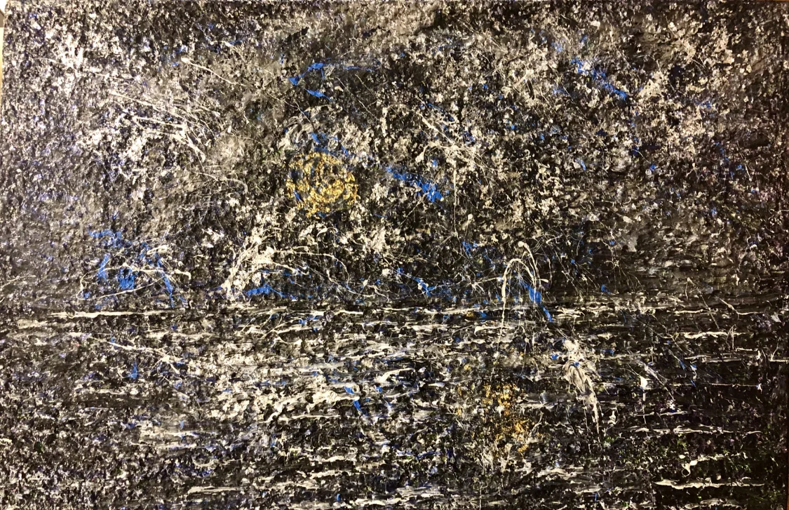 19- The Black Sea.Acrylic on Canvas.20%22 X 39%22. $7000.jpg