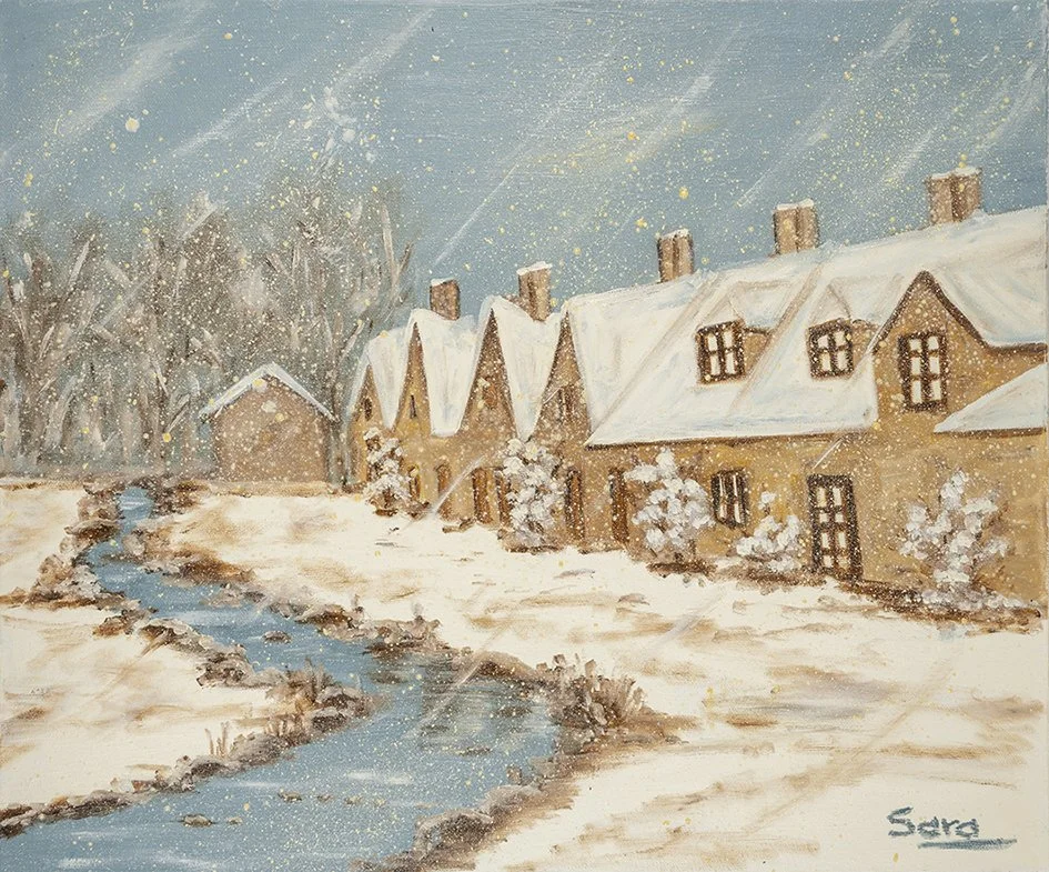 9. Snowfall in the English countryside.jpg