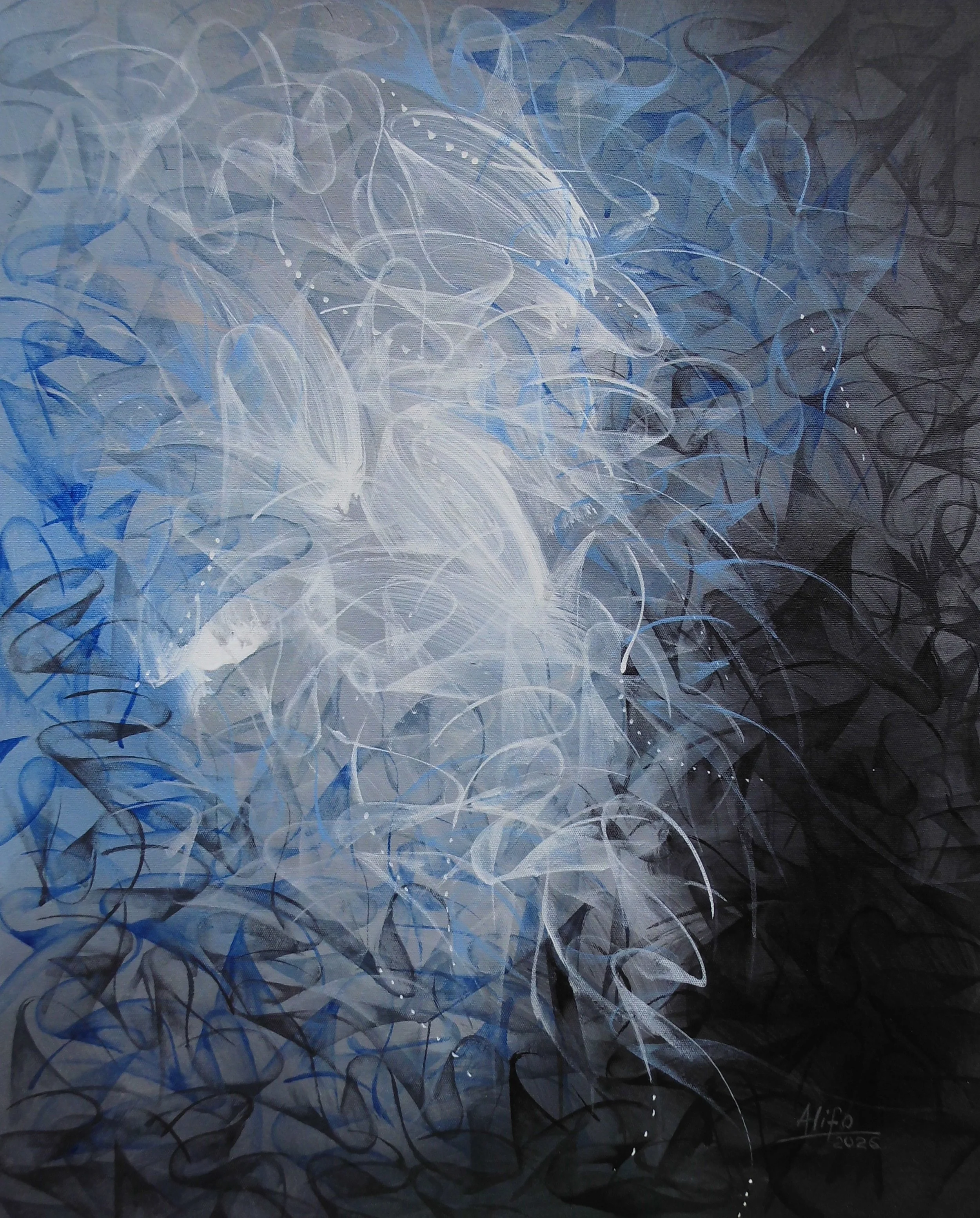 13. Encyclical Waves No.13, 2026, Acrlics on Canvas, 26''x 32'', USD 1,800., (2).JPG