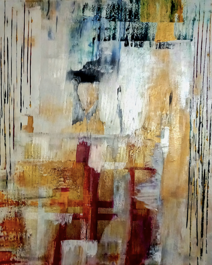 Pause, 2023, Acrylic on canvas, 65"x55", $3100, .png