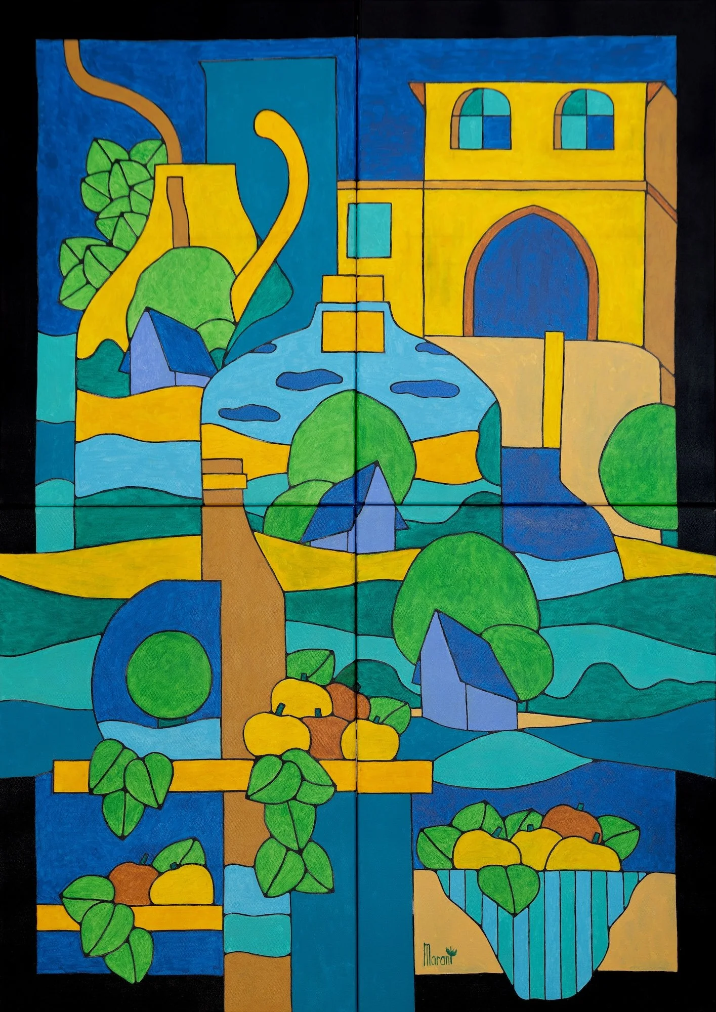 3_Abbaye_aux_cruches_2025_acrylique_36,22X51,18 $6300.jpg