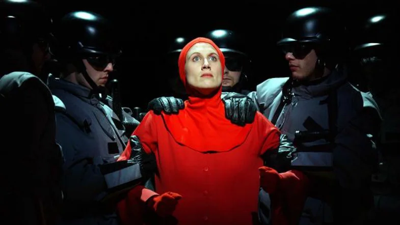 A SCREENSHEET IMAGE FROM THE 1990 FILM THE HANDMAID'S TALE. 