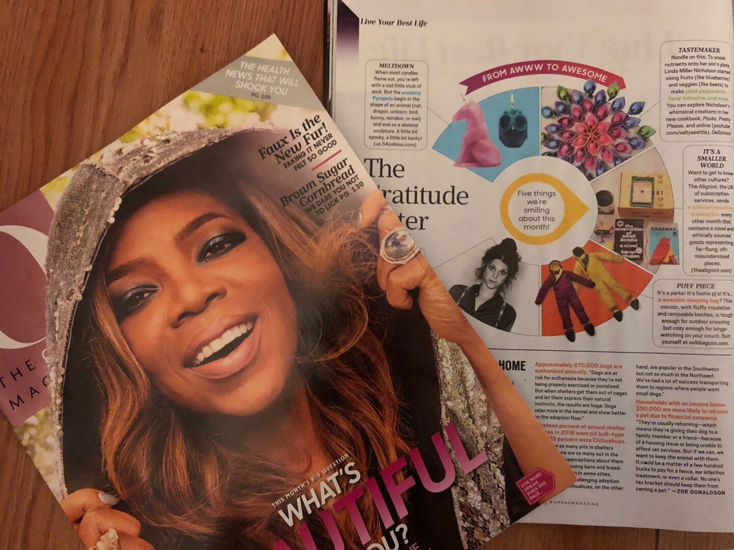 Throwback to when we were featured in @oprah magazine! #neverforget 🥰😍