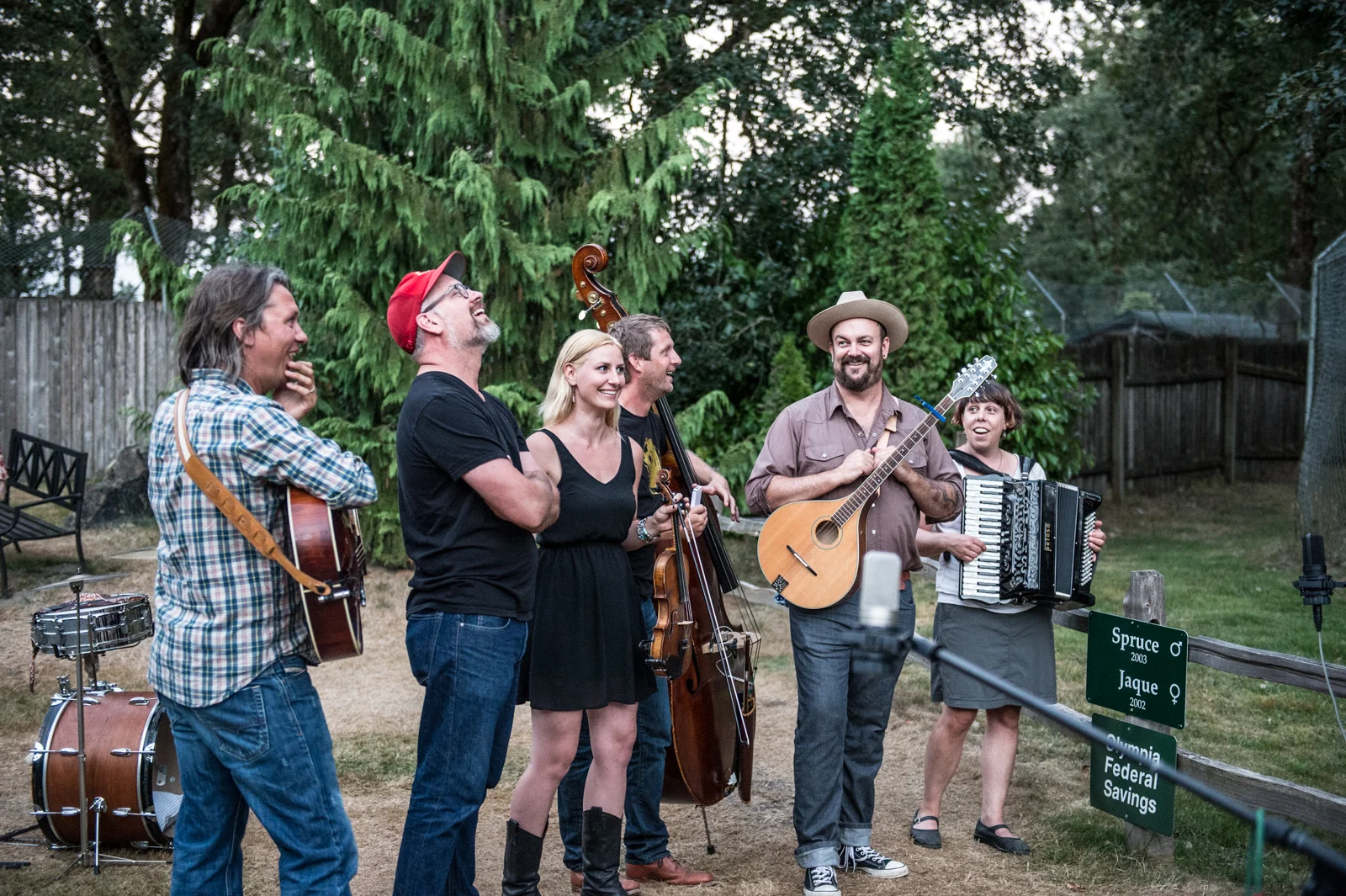 After they played, the band howled. And the wolves did too.