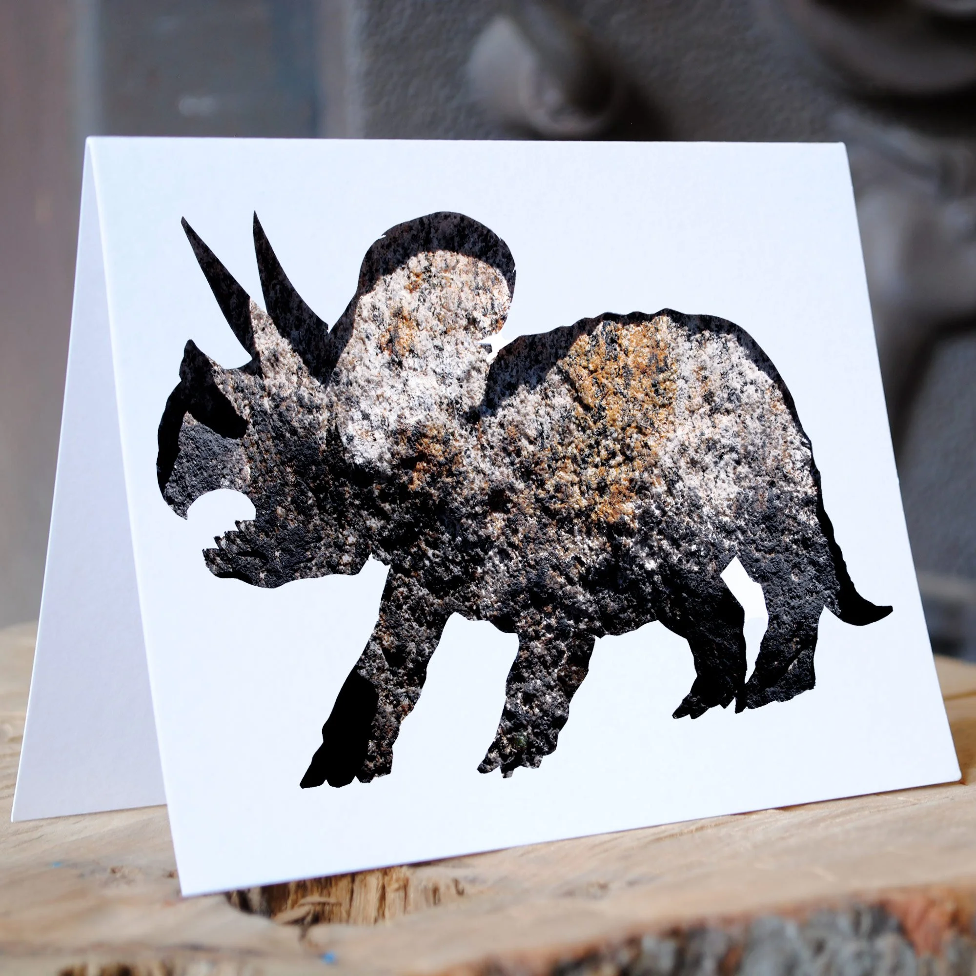 Triceratops Note Cards