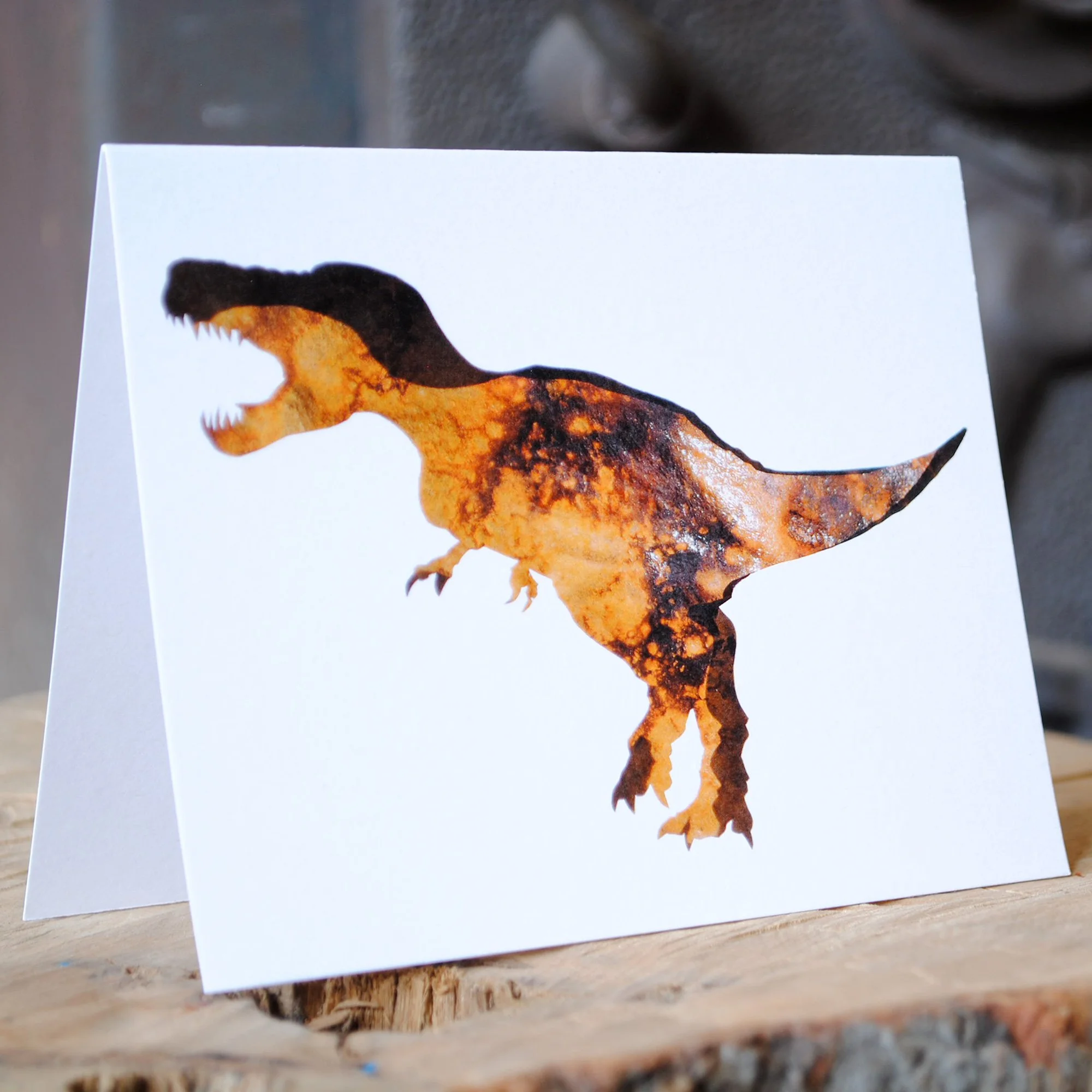 T-Rex Dinosaur Note Cards