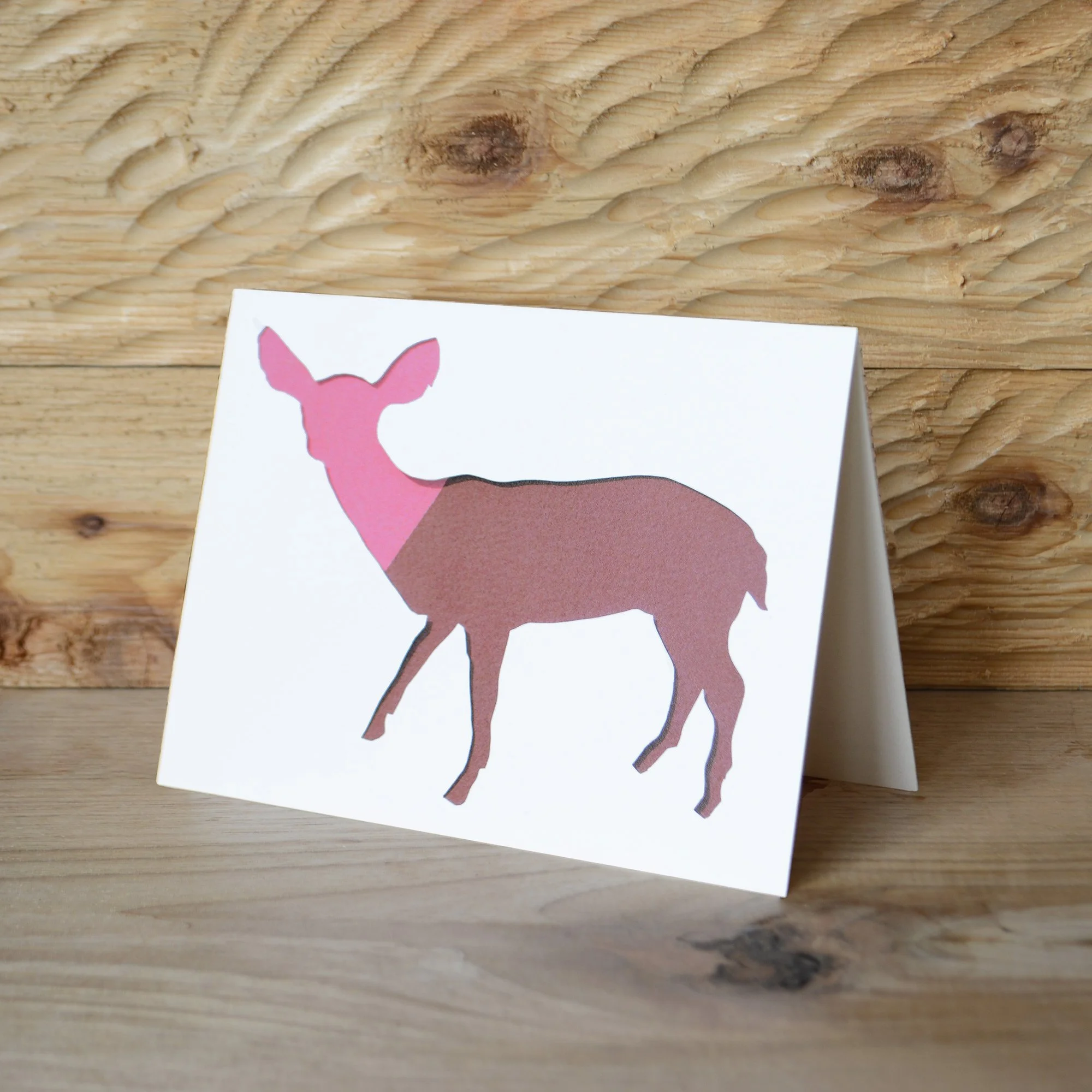 Key Deer Doe Note Cards