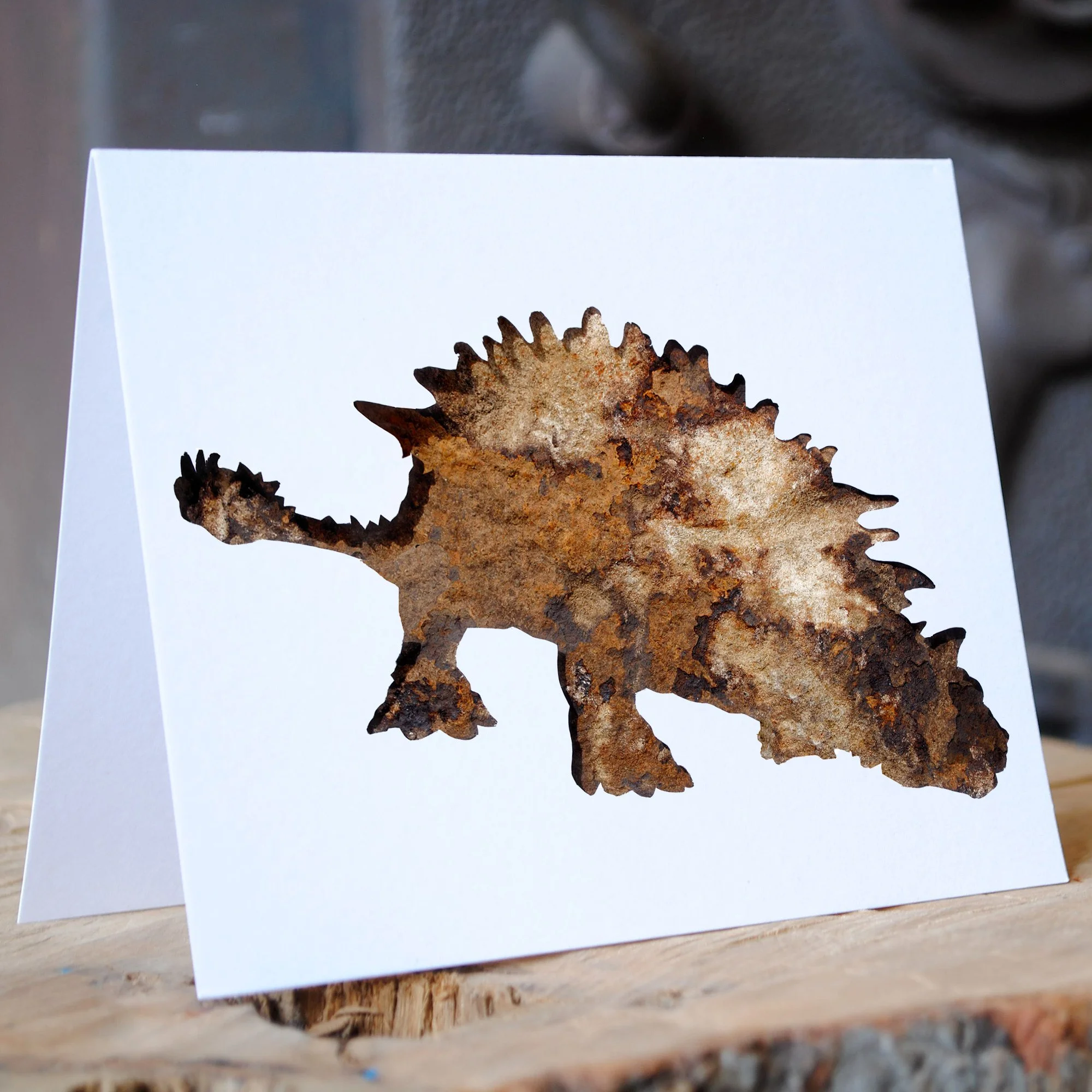 Ankylosaurus Note Cards