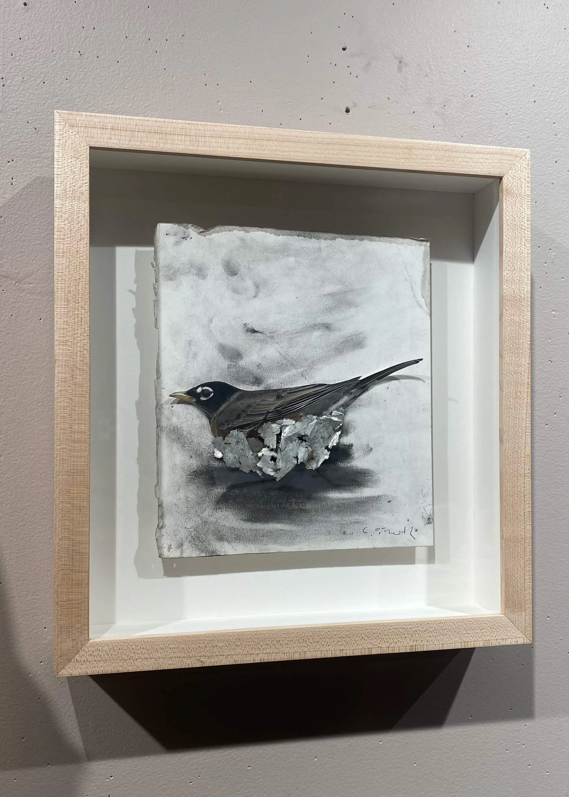 Nesting Robin | mixed media