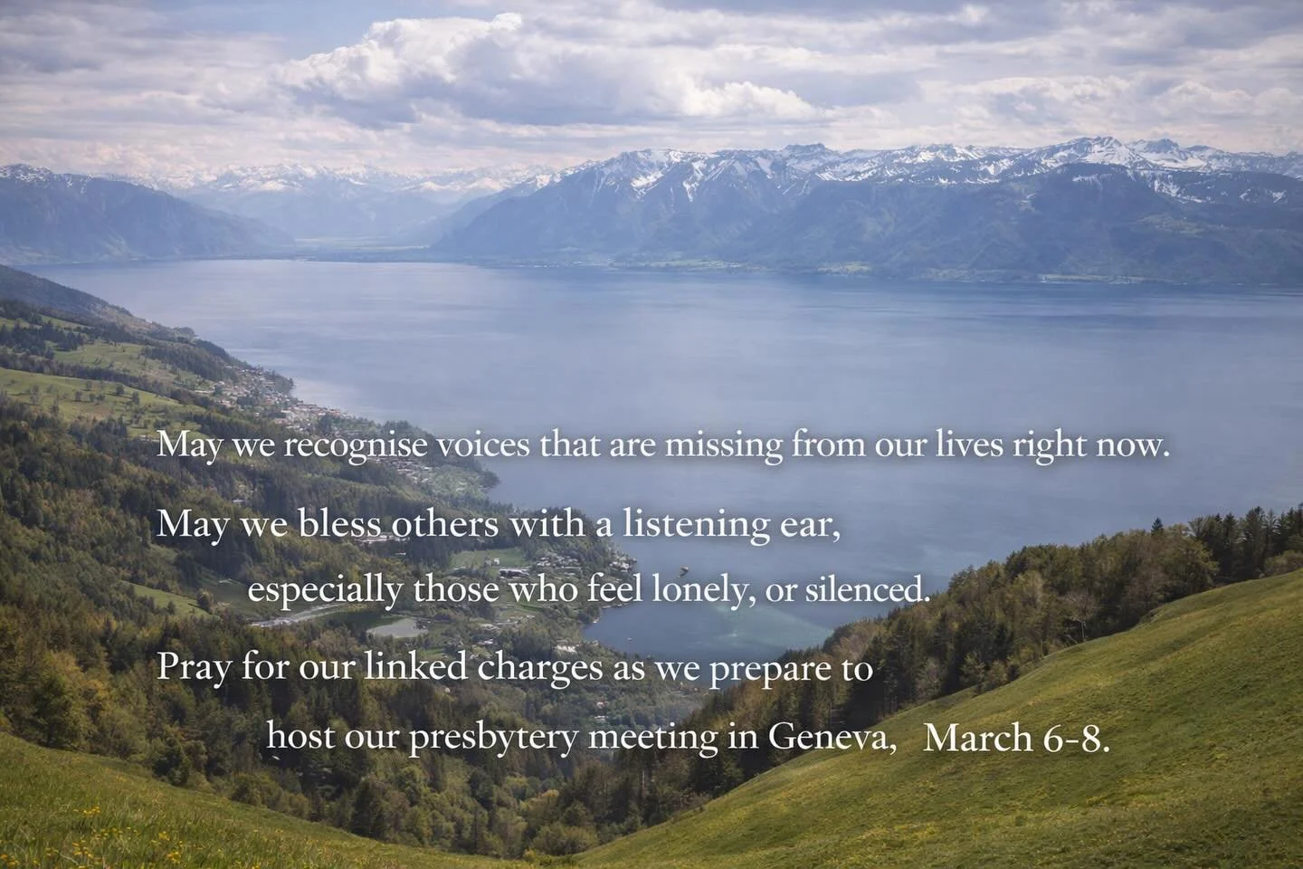 Prayer points for this last week of February.