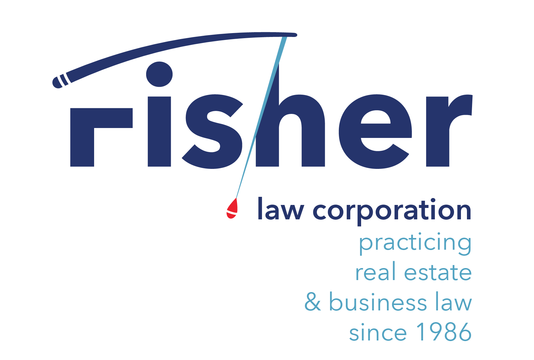 Fisher is een advocatenkantoor. Door het gebruik van de hengel blijft de bedrijfsnaam beter hangen bij de klanten. Het logo krijgt iets speels zonder daarin te ver te gaan in de relatief conservatieve juristenwereld.