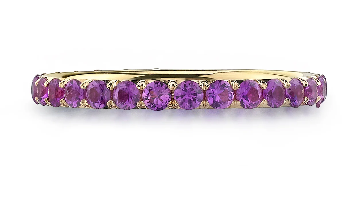 18 Karat Yellow Gold and Sapphire Ring