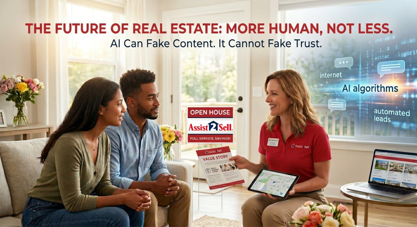AI is coming for real estate agents — but it can’t replace this.
