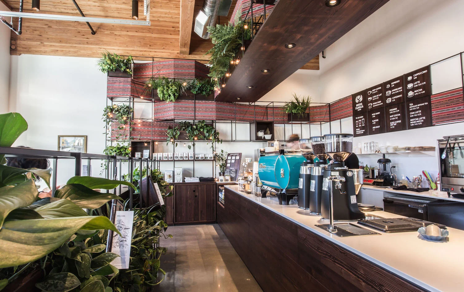 Nossa Familia Coffee’s Central Eastside Café in Portland, Oregon